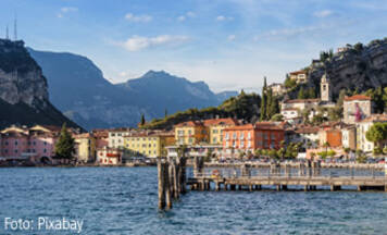 Etsch-Radreise von Nauders bis zum Gardasee für 2 Personen